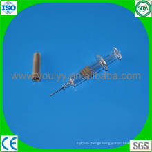 Disposable Glass Prefilled Syringe with Needle